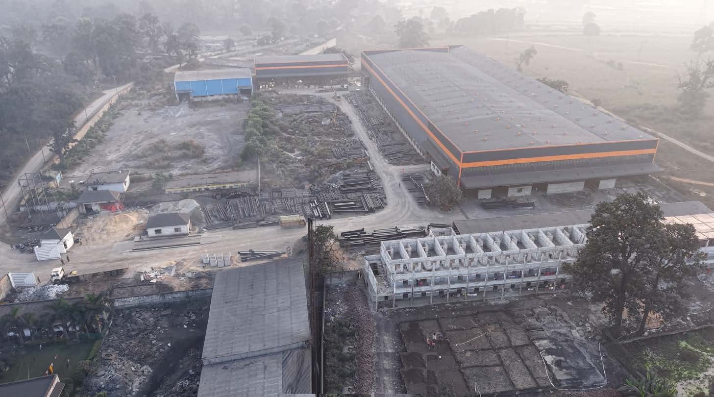 Aerial overview of the Yash Engicon campus