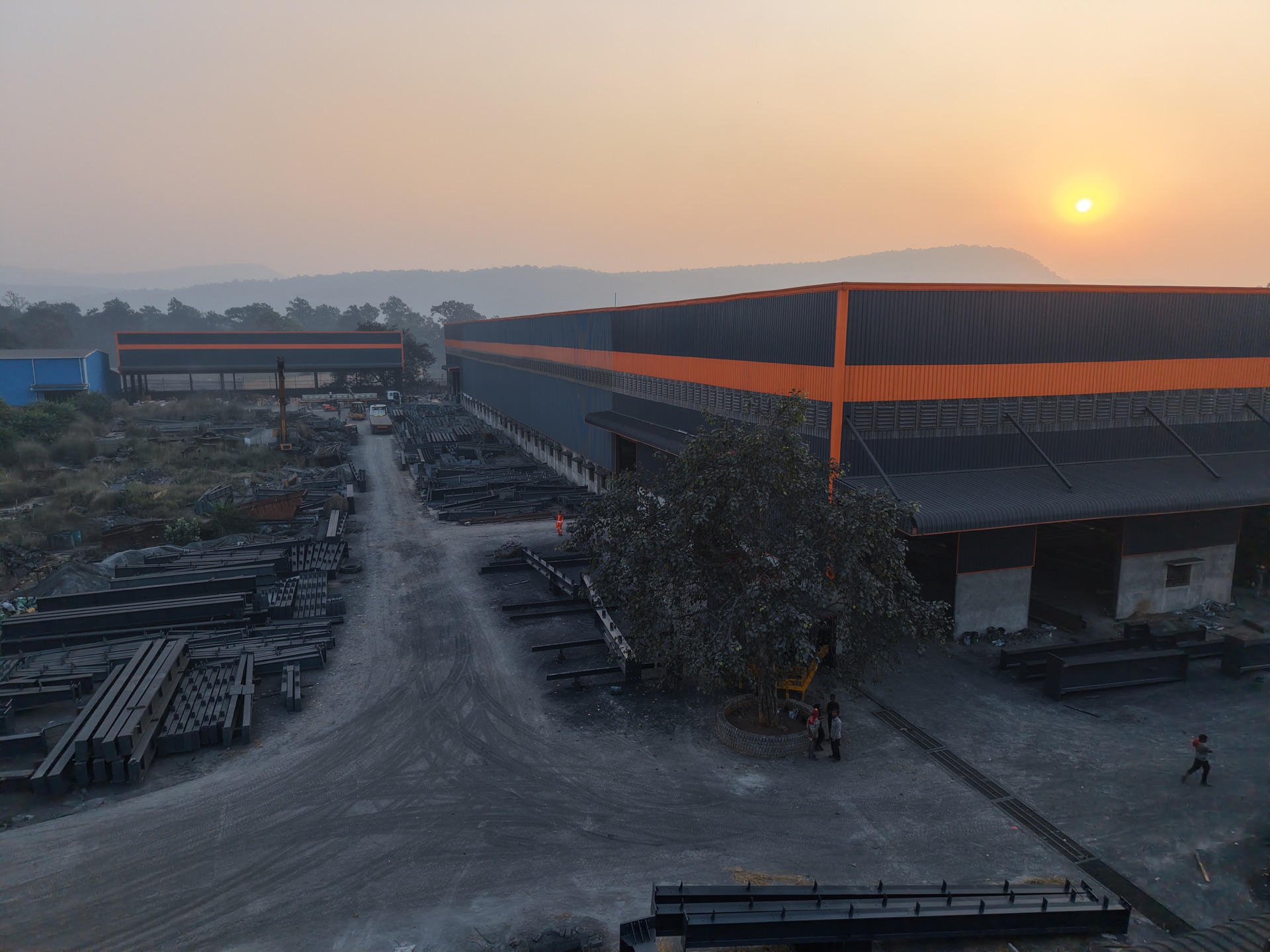 Aerial view of the Yash Engicon manufacturing campus