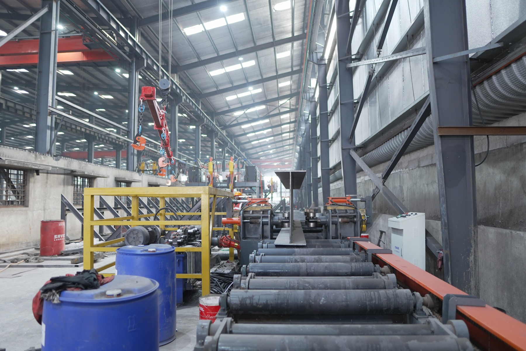 Inside Yash Engicon's structural steel manufacturing facility